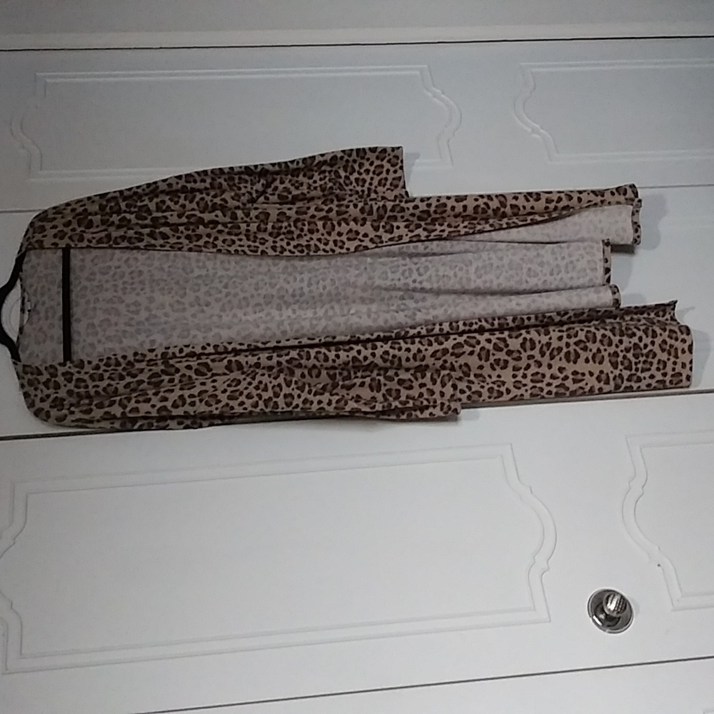 Leopard Longline Cardigan